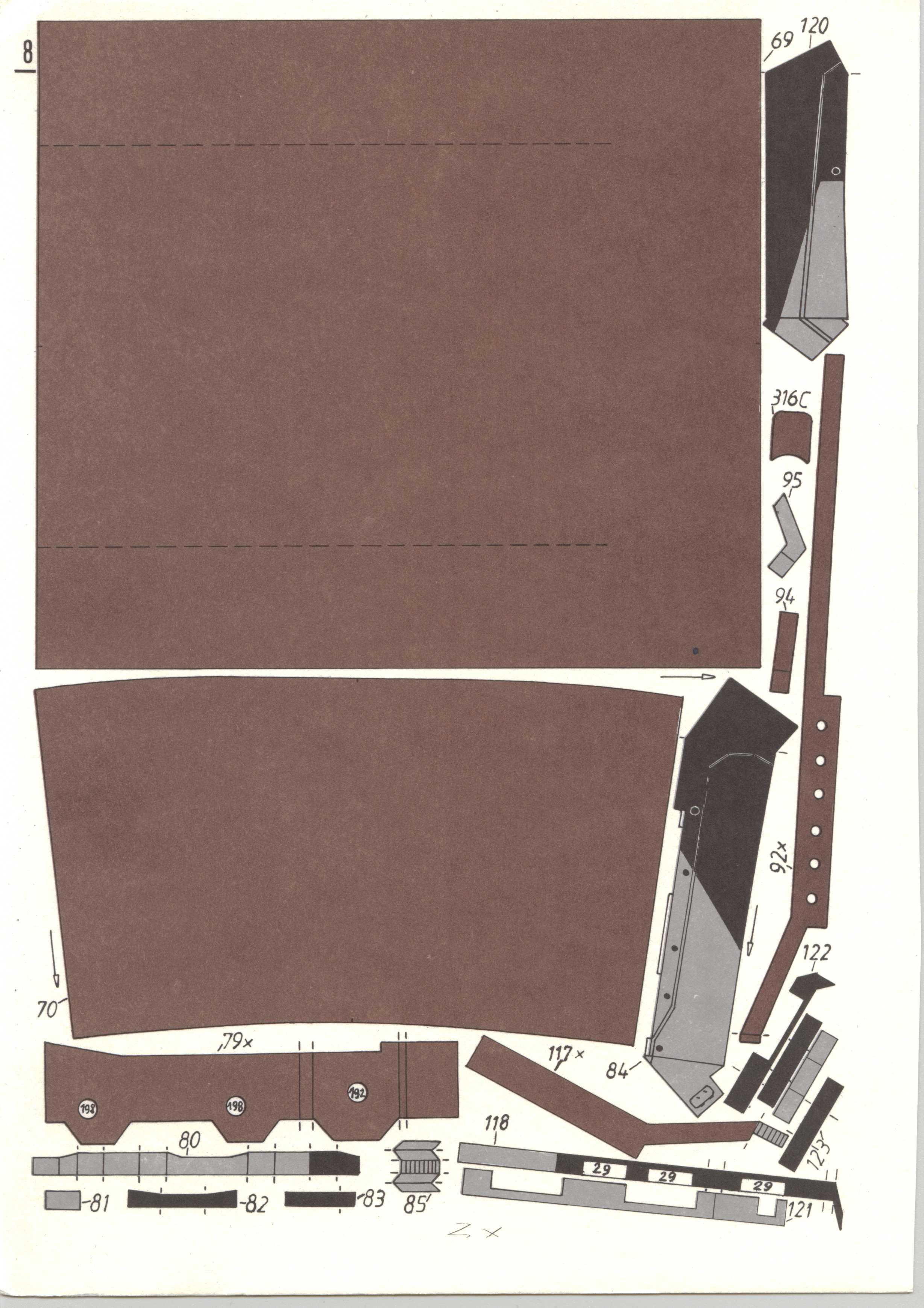 美国航母Essex艾塞克斯船模平面图纸